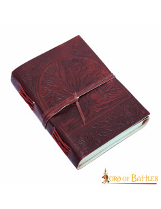 Diário medieval da árvore da vida Yggdrasil (17,7x12,7 cm.)