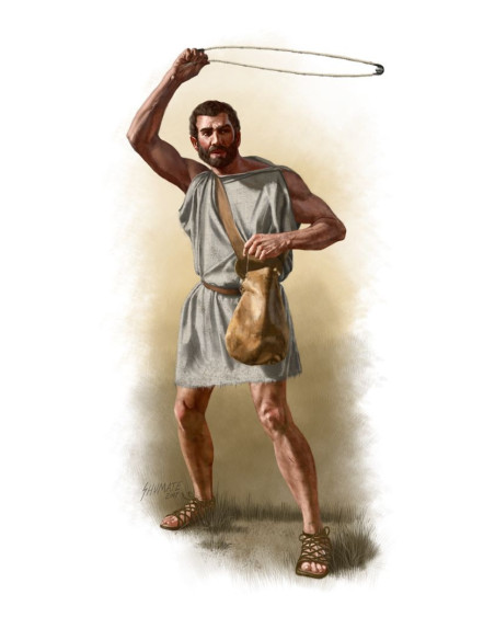 Sling Baleares em couro trançado