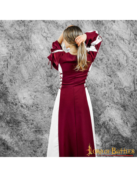 Vestido medieval de mulher Zuria,...