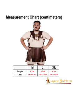 Couraça de armadura Linothorax grega 2