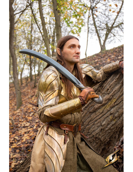 Espada curva élfica para LARP (90 cm.)