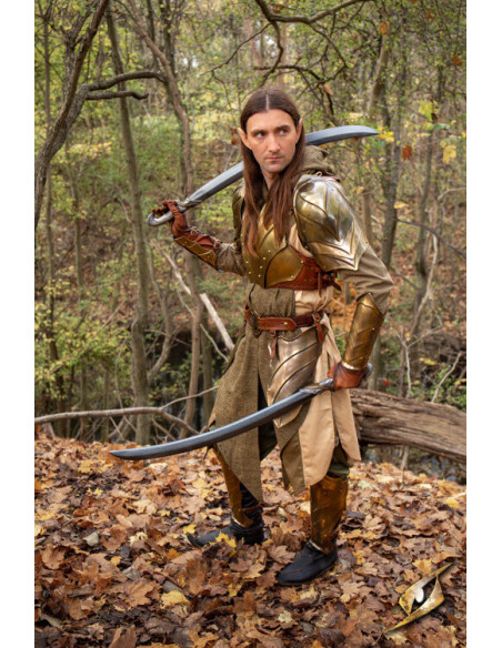 Espada élfica curva para LARP (105 cm.)