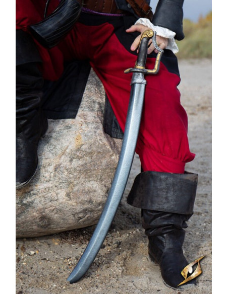 Sabre militar curvo para LARP (85 cm.)