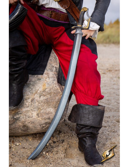 Sabre militar curvo para LARP (102 cm.)
