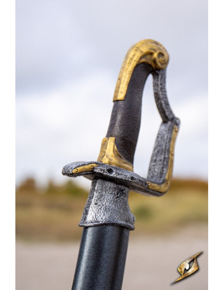 Sabre militar curvo para LARP (102 cm.)