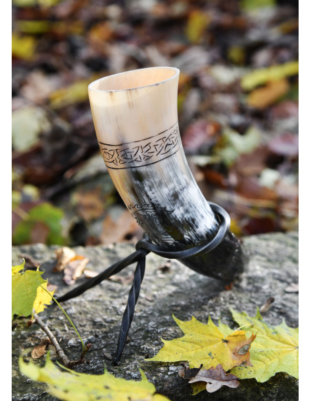 Chifre Viking Norse Wolf Fenrir com...