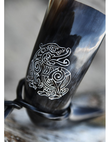 Chifre do Dragão Viking com suporte...