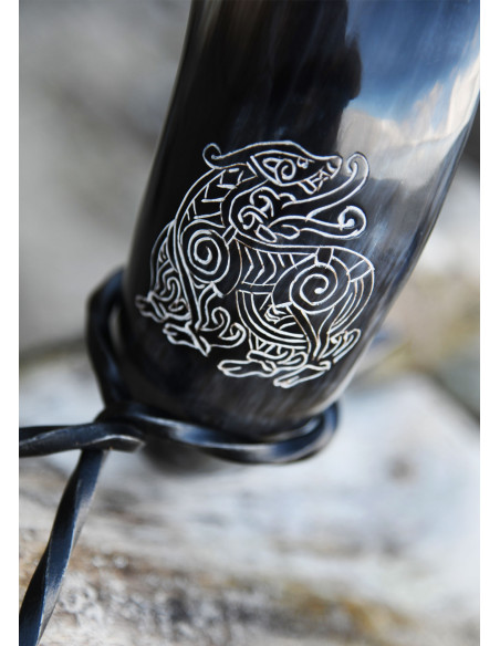 Chifre do Dragão Viking com suporte...