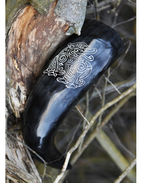 Chifre do Dragão Viking com suporte...