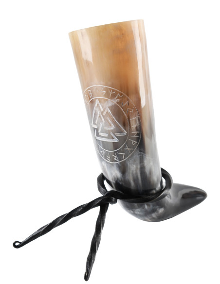 Trompa Celtic Valknut com suporte...