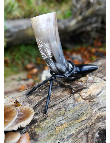 Trompa Celtic Valknut com suporte...