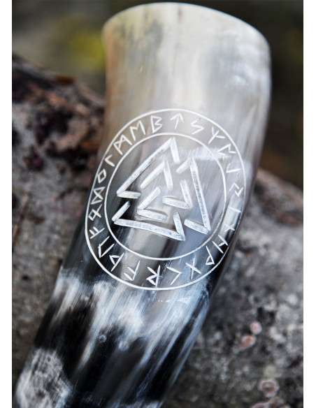 Trompa Celtic Valknut com suporte...