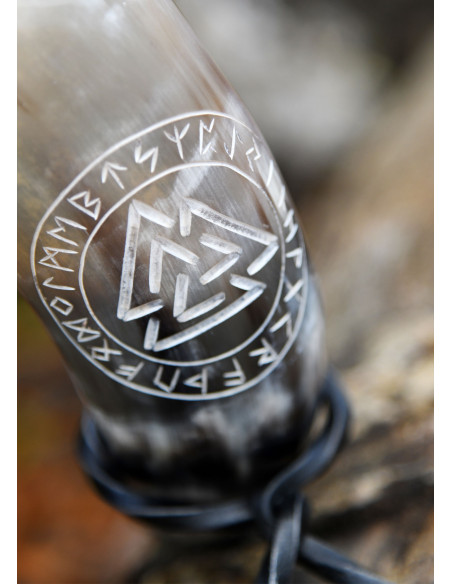 Trompa Celtic Valknut com suporte...