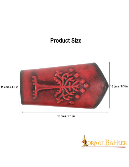 Pulseiras Árvore de Gondor em couro...