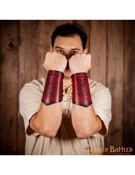 Pulseiras Árvore de Gondor em couro...