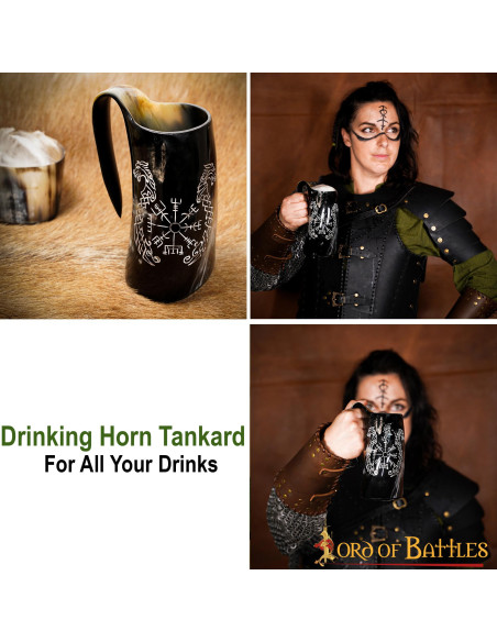 Caneca de cerveja celta Vegvísir...