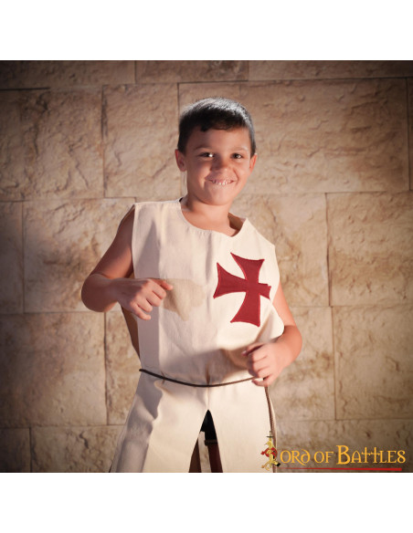 Sobretudo Medieval Crusader Infantil...