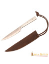 Faca medieval com cabo em osso (19 cm.)
