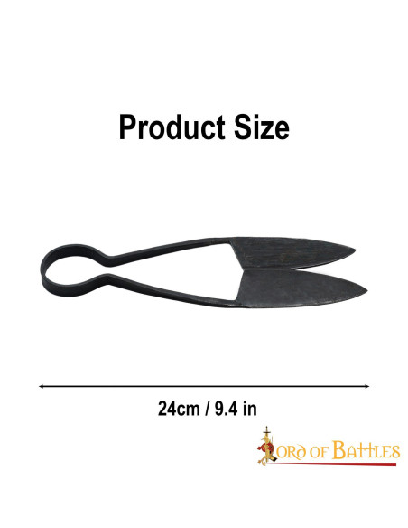 Tesoura medieval de ferro forjado à...