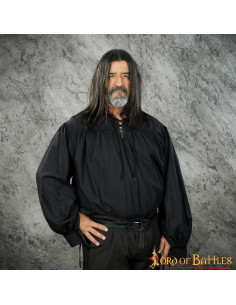 Camisa Elric Medieval e Renascentista - Preta 2