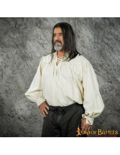 Camisa Elric Medieval e Renascentista - Ecru