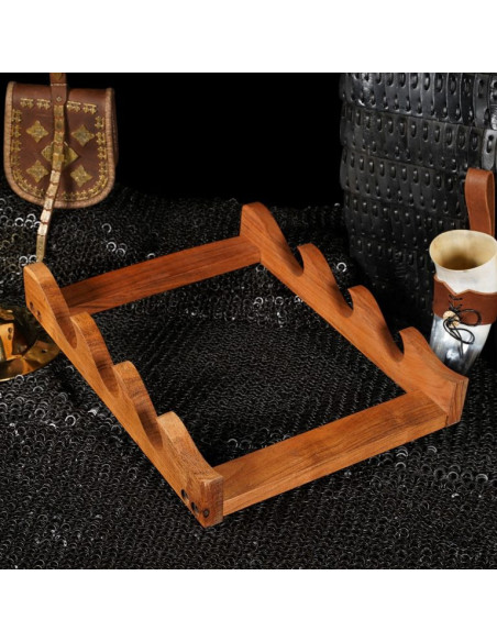 Suporte de parede de madeira para...