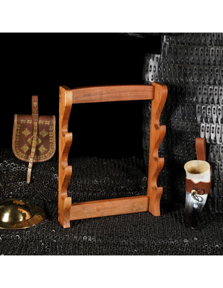 Suporte de parede de madeira para...