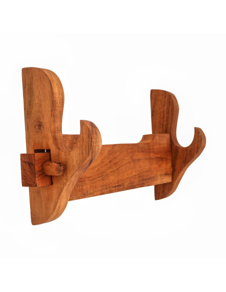 Suporte de parede de madeira para...