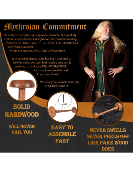 Suporte de madeira para pendurar...