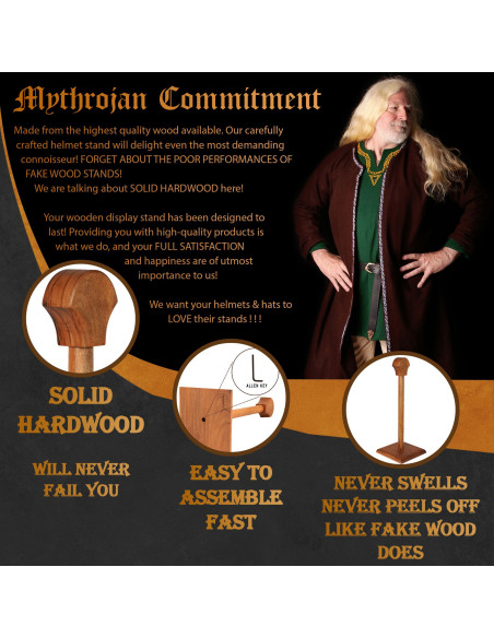 Suporte de madeira para pendurar...