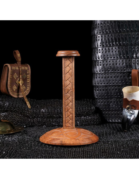 Suporte em madeira entalhada para...