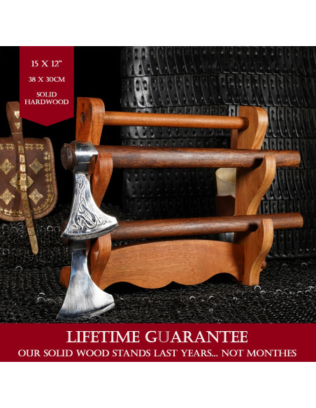 Suporte de parede em madeira para...