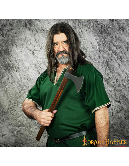 Túnica Viking Balder manga curta - Verde