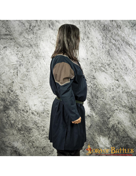 Túnica medieval, modelo Egito, manga...