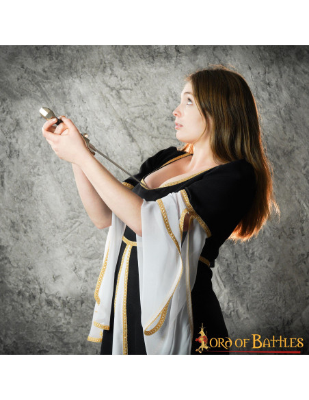 Vestido Medieval Courtesan Anne - Preto