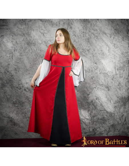 Vestido Medieval Courtesan Anne -...