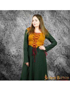 Vestido Medieval Mulher Eyra - Verde 2