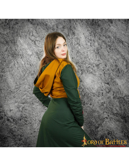 Vestido Medieval Mulher Eyra - Verde