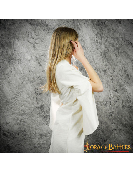 Túnica medieval de verão para mulher