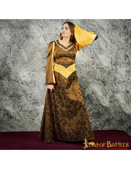 Sabat vestido de mulher medieval com...