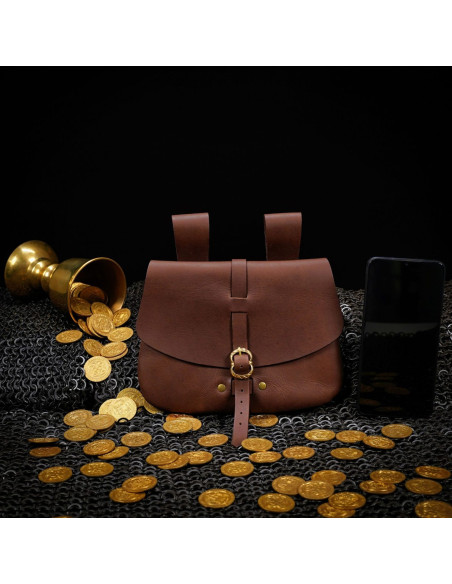 Bolsa medieval marrom Mythrojan...