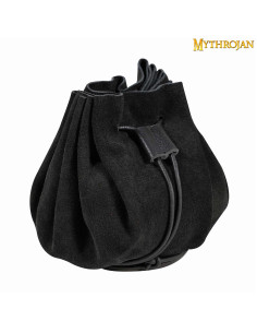 Bolsa de mendigo medieval - Preto (8,8 cm.)