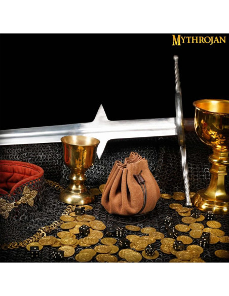 Bolsa de Mendigo Medieval - Castanho...