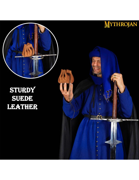 Bolsa de Mendigo Medieval - Castanho...