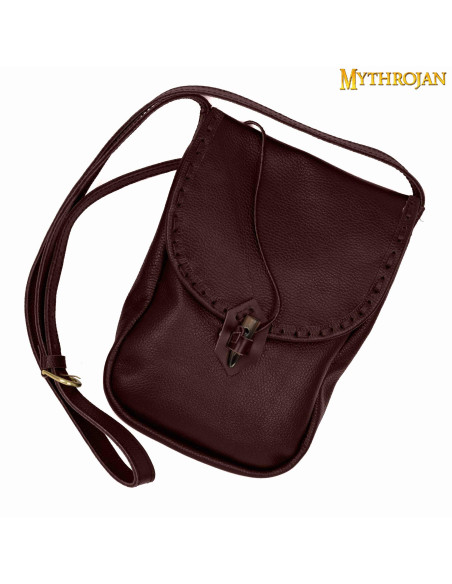 Bolsa de couro medieval, tipo alça de...