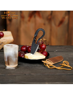 Faca medieval de ferro forjado à mão (13,3 cm.) 2