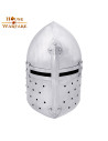 Capacete cônico Pão de Açúcar medieval em aço, século XIV