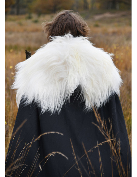 Pele de ovelha branca nórdica para os...