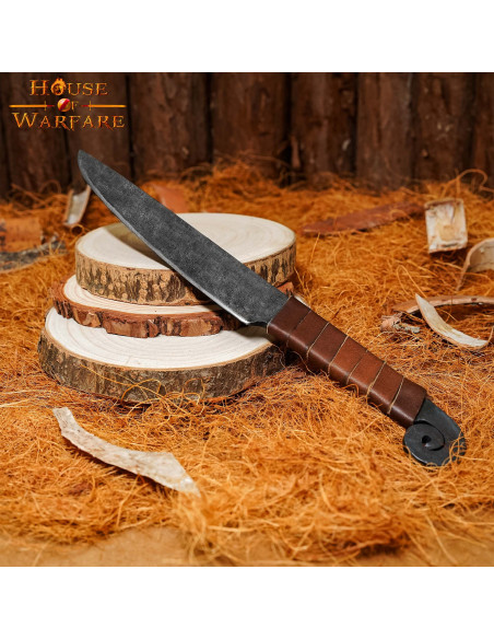 Faca medieval espiral com cabo de...