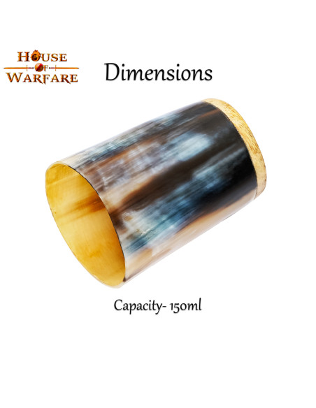 Copo shot em chifre de chifre (150 ml.)